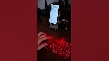 Wireless Projection Virtual Bluetooth Laser Keyboard #gadgets #shorts