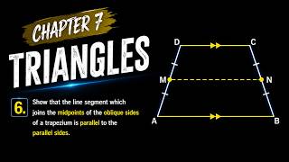 Chapter 7 Triangles EX 7A Question 6