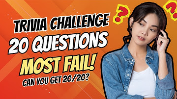 Ultimate Trivia Challenge 🧠 | Can You Get All 20 Questions Right?