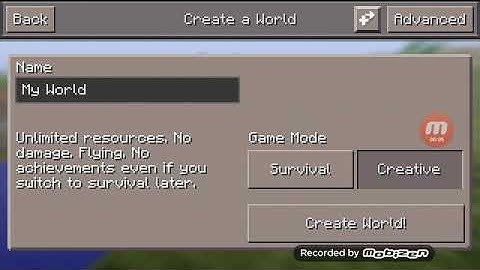 Mobizen screen recorder test for minecraft