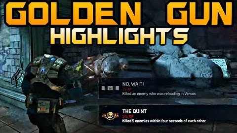 GOLDEN GUN CLUTCH HIGHLIGHTS (Gears Of War 4)