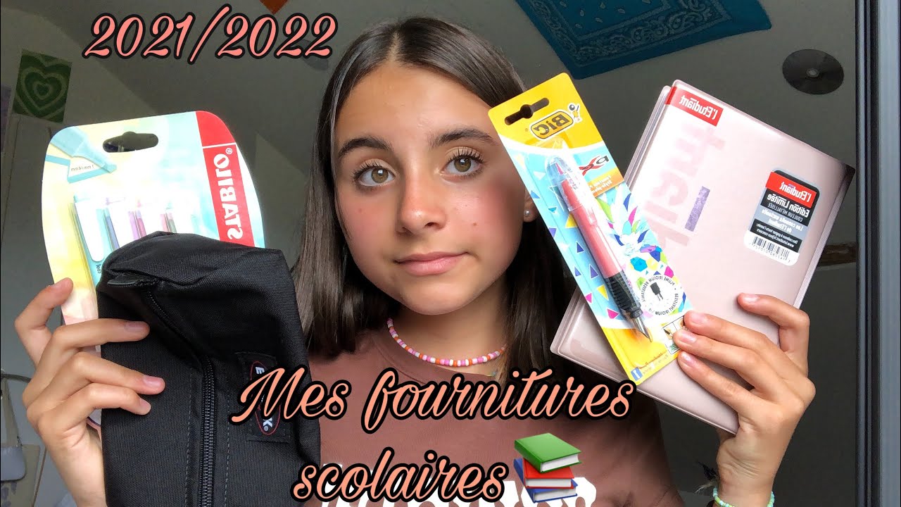 Mes fournitures scolaire 📚2021/2022💕(c’est ma première vidéo)