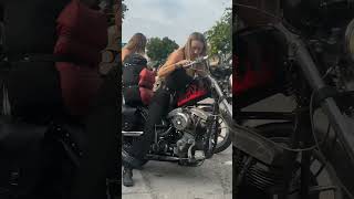 It_s a dying art. Do you think you could get that engine going_ #harleydavidson #girlswhoride