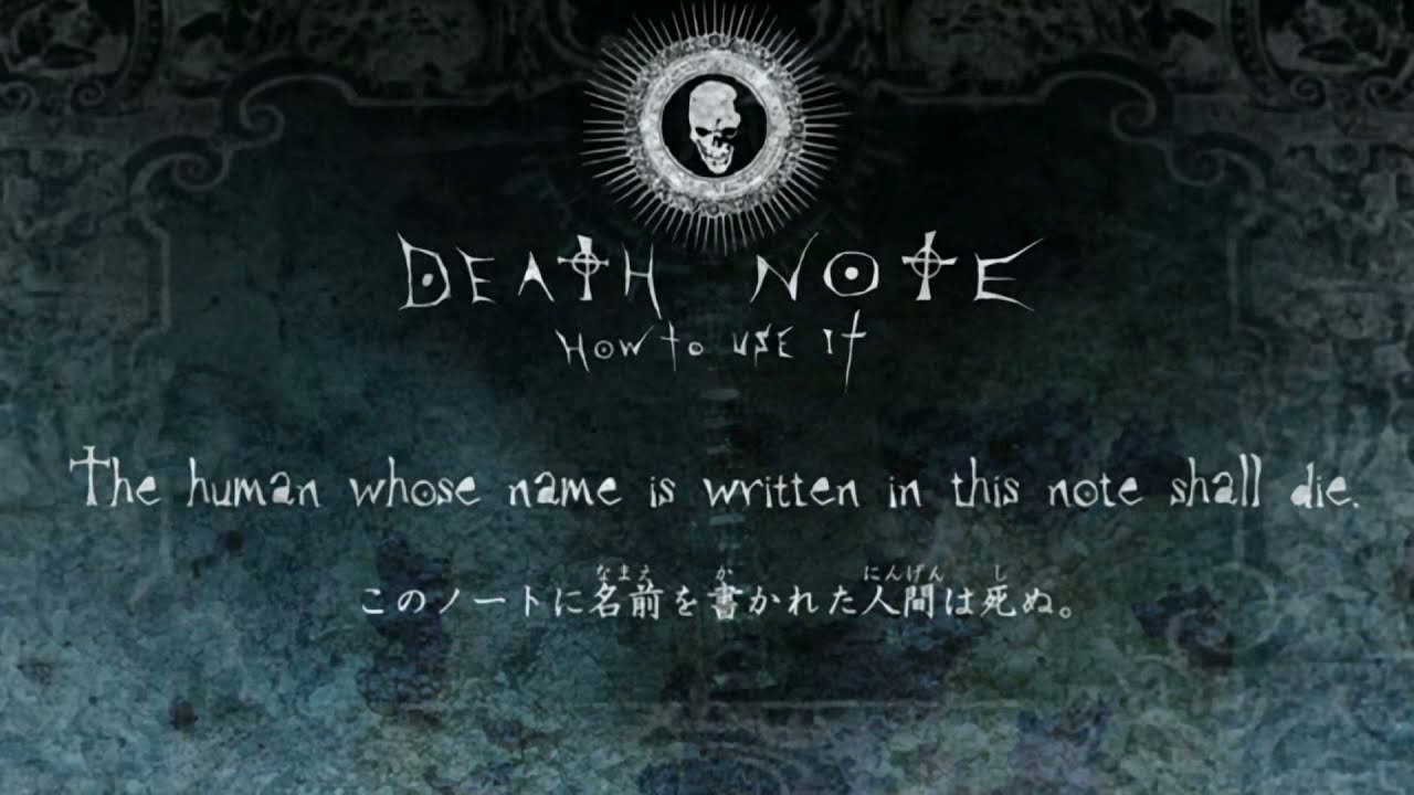 Death Note - How to Use it | All Rules - YouTube