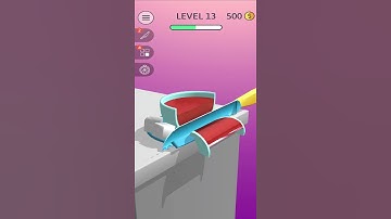 ASMR Slicing ! Walkthrough Level 13 #shorts