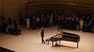 Seong-jin Cho Carnegie Hall New York City May 17th 2024 Curtain Call