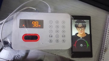 Kerui X1 alarm how to works with pstn phone cable