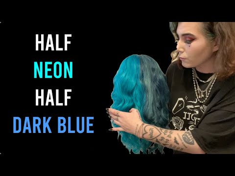 I tried dying a human hair wig