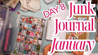 Junk Journal January Day 8 - YouTube