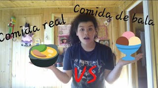 Comida Real Vs Comida De Bala Ft Ketlin Lorena Kemilly Cristina