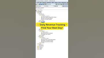 💰 Daily Revenue Tracking – Find Your Best Day!