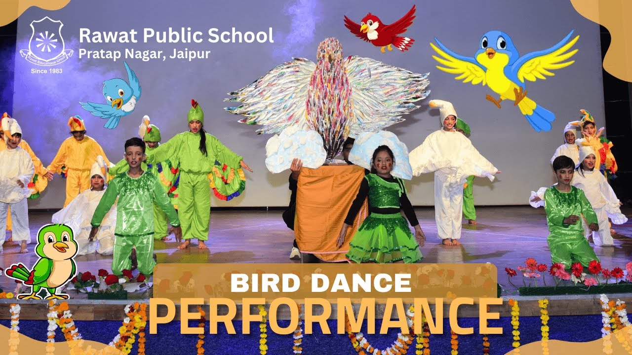 🕊️✨ Bird Dance Performance | Primary Wing | Rawat Public School, Pratap Nagar | Annual Day "Khidki"