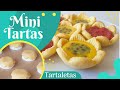 Mini tartas | Tartaletas sin molde | Como preparar tartas dulces | Tartas de frutas| Cookeri