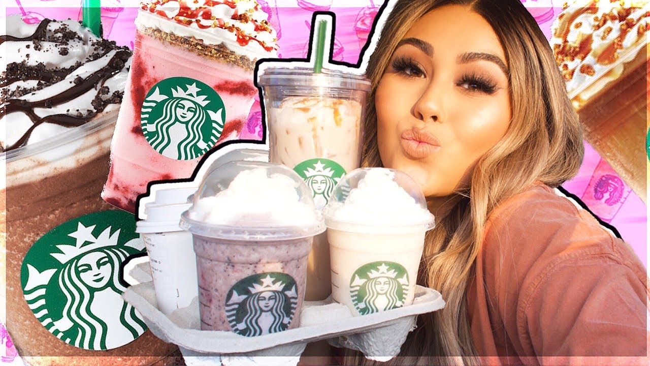 Trying My Subscribers FAVORITE Starbucks Drinks Part 2 | Roxette Arisa