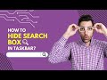 How to Hide the Search Bar in the Taskbar on Windows 10 | 2022