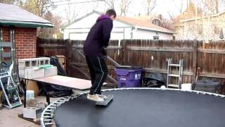 Tramp Skating Ledge!