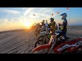 Dirt bike racers take on silver lake sand dunes