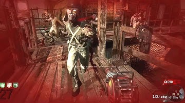 Black Ops 1 zombies Shino round 50 thru flogger run