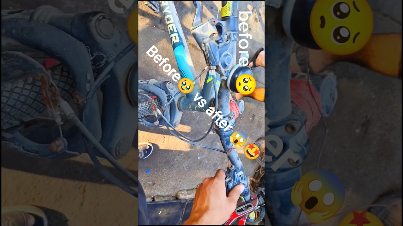 Old Cycle Repair 🔧 Before After Transformation 😱 | New Look 2025 | CycleVerse Shorts 