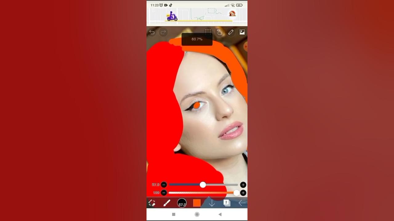 ibis paint saç boyama yardımcı anlatım 🤭😍 - YouTube