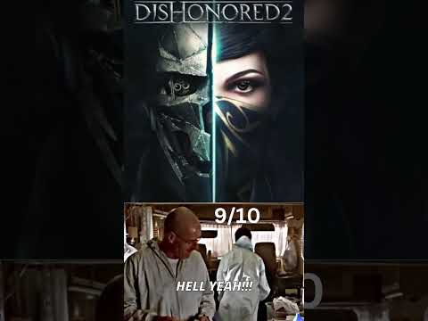 Ranking Every Dishonored Game #shorts