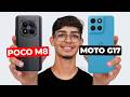POCO M8 vs MOTO G17 Qual é o melhor para comprar em 2026? comparativo