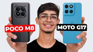 POCO M8 vs MOTO G17 Qual é o melhor para comprar em 2026? comparativo