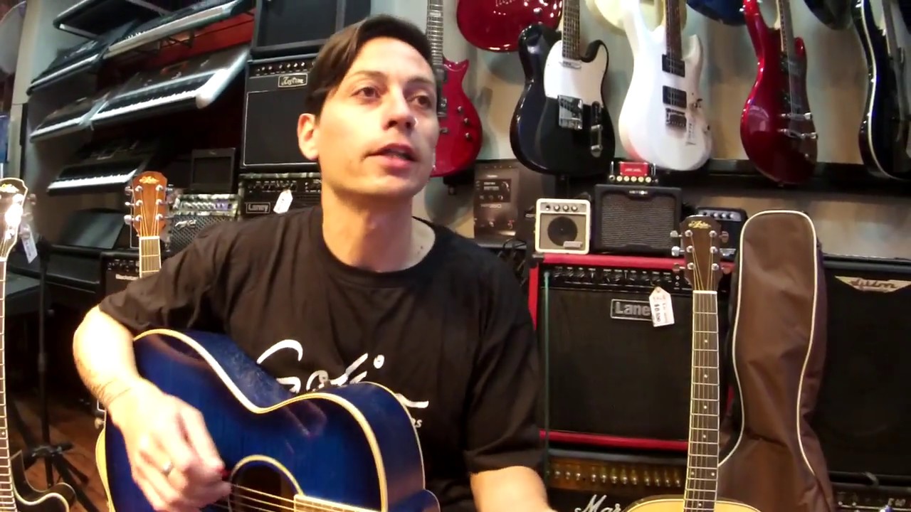 Review guitarra acustica ARIA By: La Sala Instrumentos - YouTube