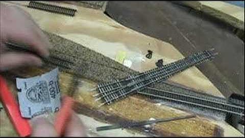 Model Railroad VLog: Hand Laying N Scale Turnouts: Part 52
