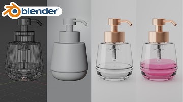 Blender Product Design Tutorial: Soap Dispenser Bottle