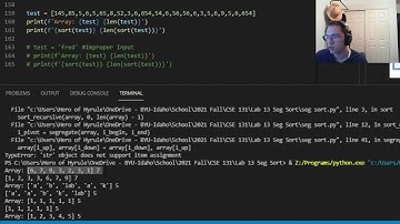 CSE 131 - Lab 13 - Segregation Sort
