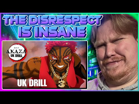 DEAN REACTS TO BLAKAZA 2 | AKAZA UK DRILL | DEMON SLAYER RAP