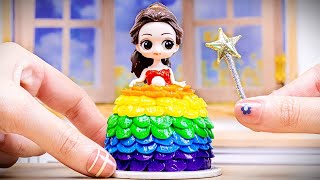 Amazing Rainbow Cake Decorating Ideas  Sweet Miniature Rainbow Chocolate  Mini Ckes