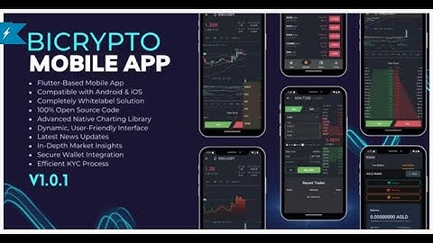 Bicrypto Mobile   Fully Native Flutter Mobile App for Bicrypto