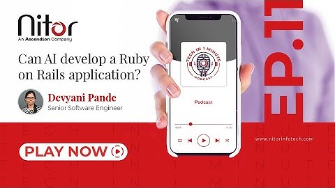 Can AI develop a Ruby on Rails App? | Tech in 1 minute with Devyani Pande