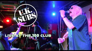UK SUBS - Live at the 100 Club - Part 2 (Jan 2020)