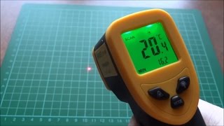Infrared thermometer DT380 unboxing and testing