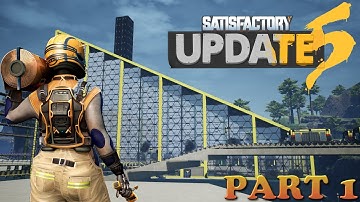 New fresh start after 180h. Satisfactory update 5 gameplay part 1