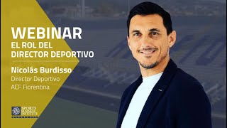 El Rol del Director Deportivo - Webinar con Nicolás Burdisso