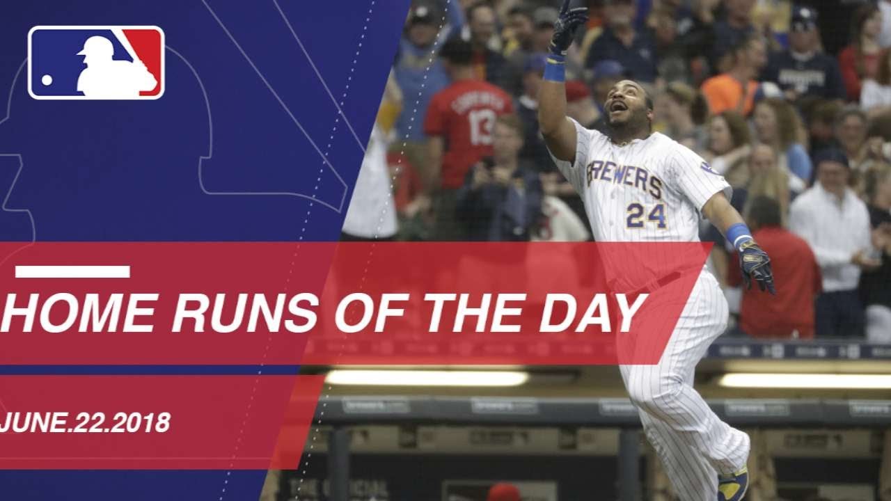 Watch all the home runs from June 23, 2018