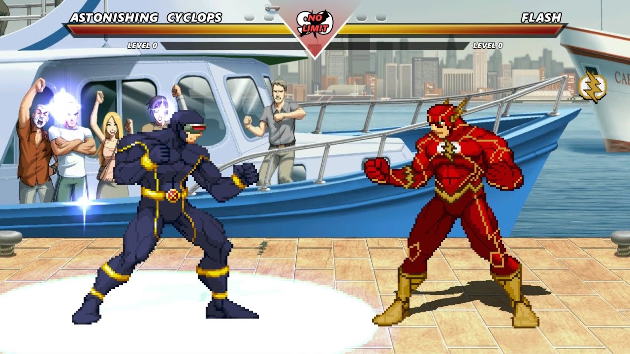 ASTONISHING CYCLOPS vs FLASH - Highest Level Awesome Fight! - YouTube
