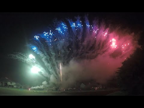 Best Backyard Pyromusical Fireworks July 4th 2018 Cypress Tx Drone View Youtube