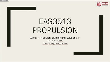 Aircraft Propulsion Example III