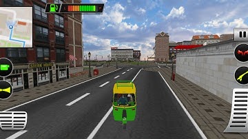 Tuk Tuk Auto Rickshaw Simulator || Free Driving Simulator Android Gameplay