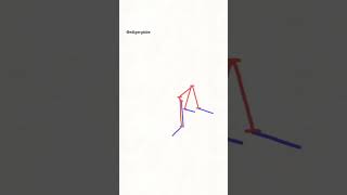 How to animate Stickman on your mobile🥔 105/365 #flipaclip #short #animation #drawing #youtubeshorts