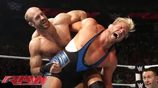 Jack Swagger vs. Cesaro: Raw, Aug. 18, 2014