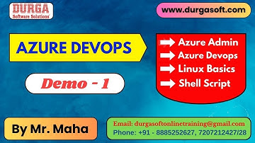 AZURE DEVOPS tutorials || Demo - 1 || by Mr. Maha On 29-07-2024 @6AM IST
