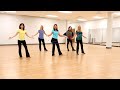 Out of words  line dance dance  teach in english  