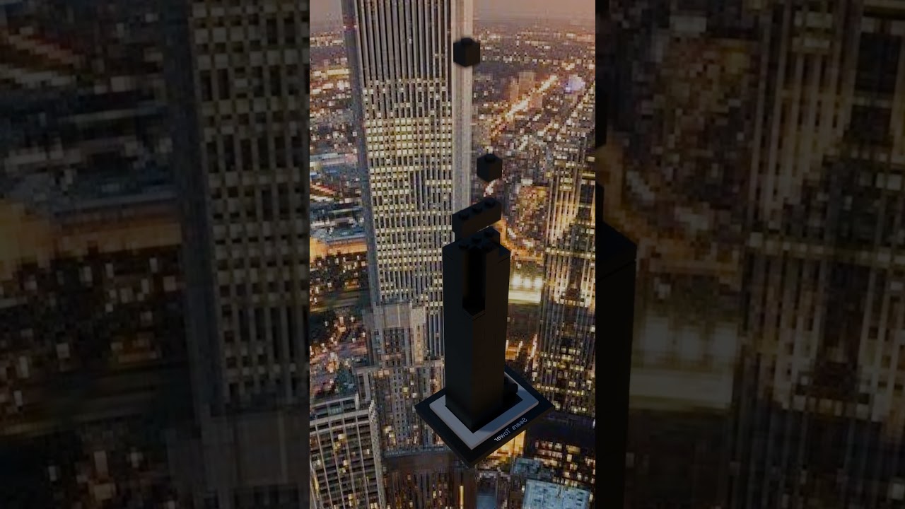 LEGO Architecture,Willis Tower 21000 Final part 