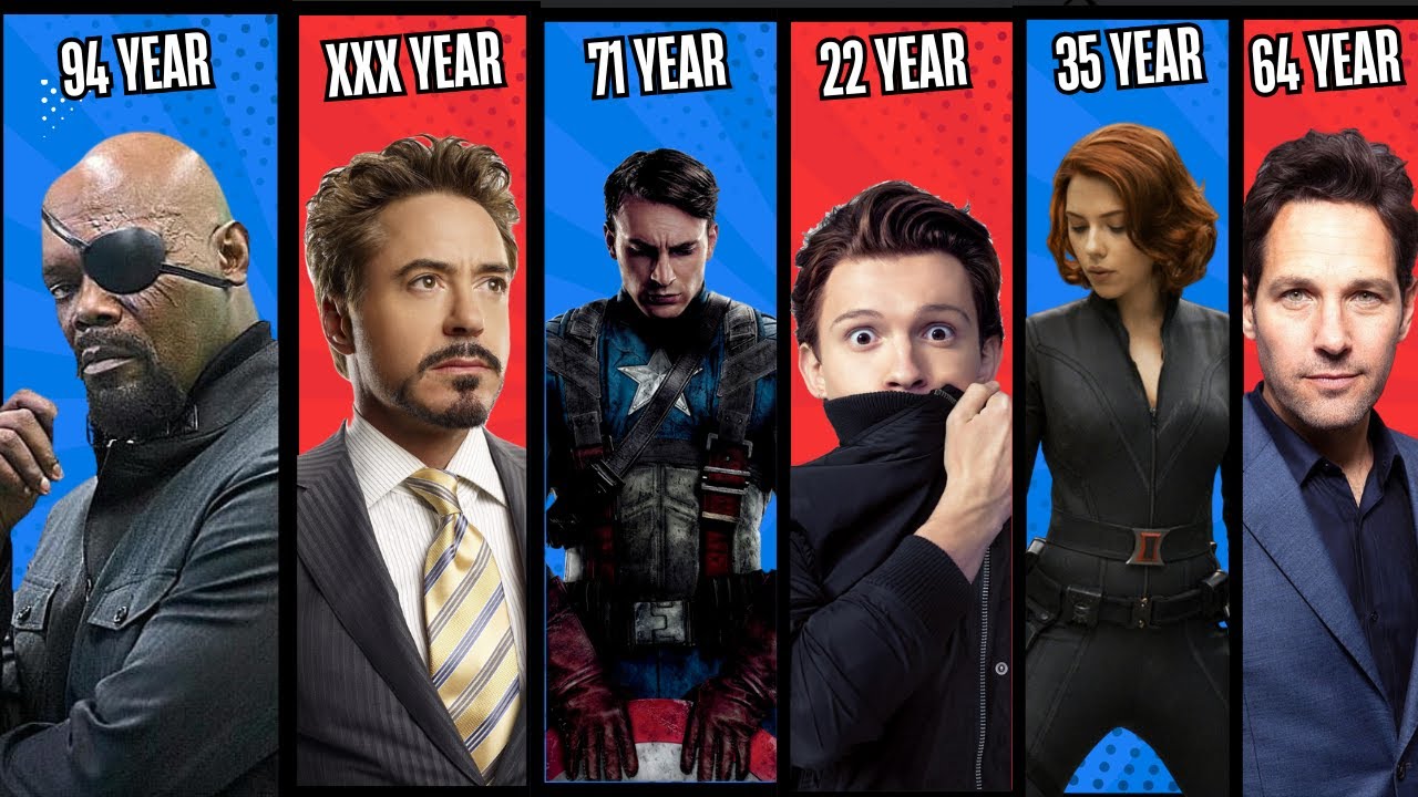 Marvel Actors Oldest To Youngest (real age)